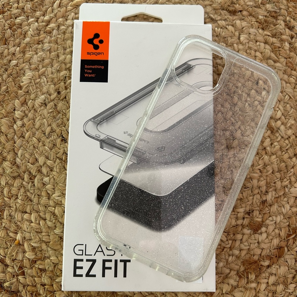 iPhone 13 case and screen protector.